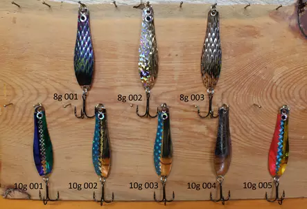 Hepakka trolling-sked, modell Hoikkis 8g och 10g - Fiskedrag - 3950001235970 - 1