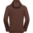 Jack Wolfskin M PEAK DISTRICT HOODED FULL ZIP fleecejacka S - Gröna / bruna rockar och västar - 4064886550420 - 3