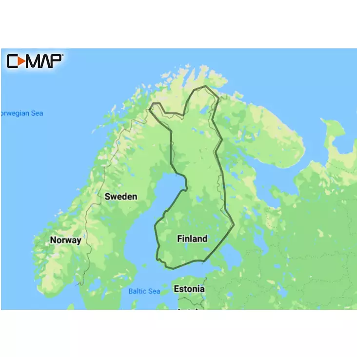 C-MAP Finska insjövatten Y325-kartkortet - Kartkort - 9420064105540 - 1
