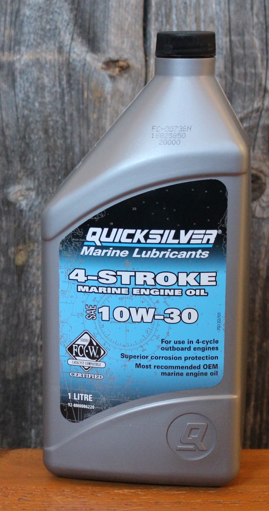 Quicksilver 10W-30 Motorolja 1l - Tillbehör till utombordare - 7450619330570 - 1