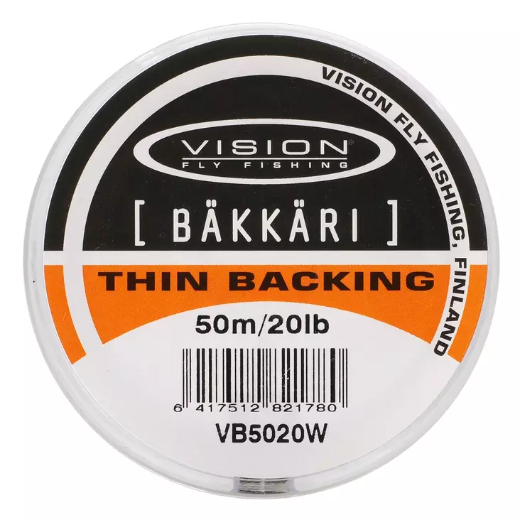 Vision BÄKKÄRI 50m 20lb Backing - Fluglinor och tafsar - 6417512821780 - 1