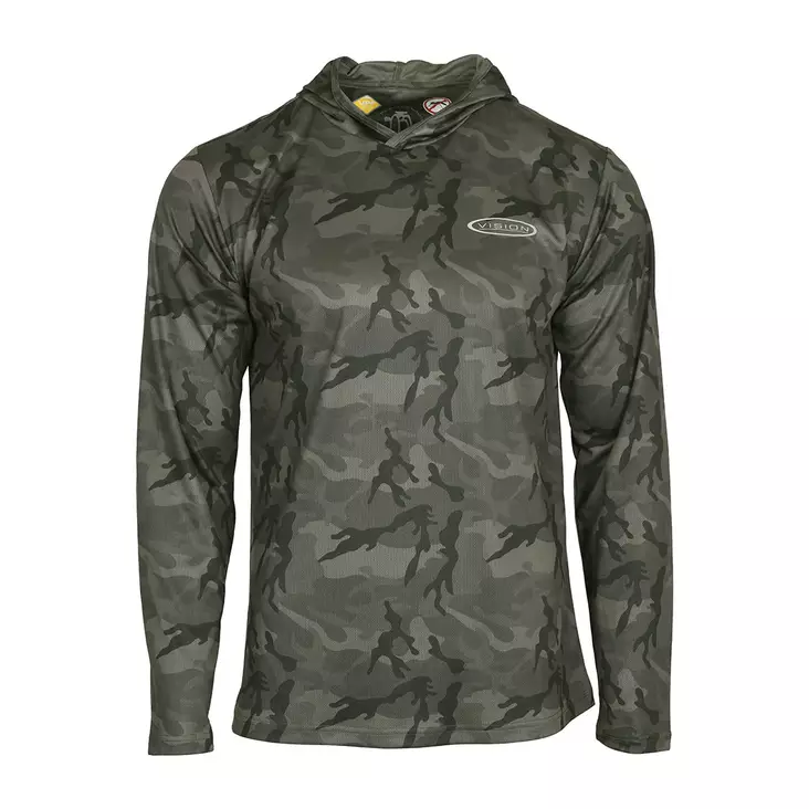 Vision Bamboo Bug UV-hoodie Camo S - Flugfiske tillbehör - 6417512849630 - 1