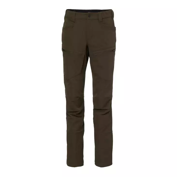 Alaska Chaser Stretch Pants Solid Brown - jaktbyxor för dam XS - Gröna / bruna byxor - 6438347061820 - 1