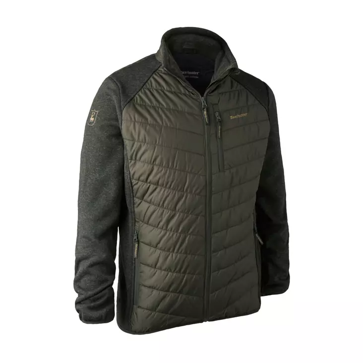 Deerhunter Moor Padded Jacket with Knit – jacka - Gröna / bruna rockar och västar - 5702827137970 - 1