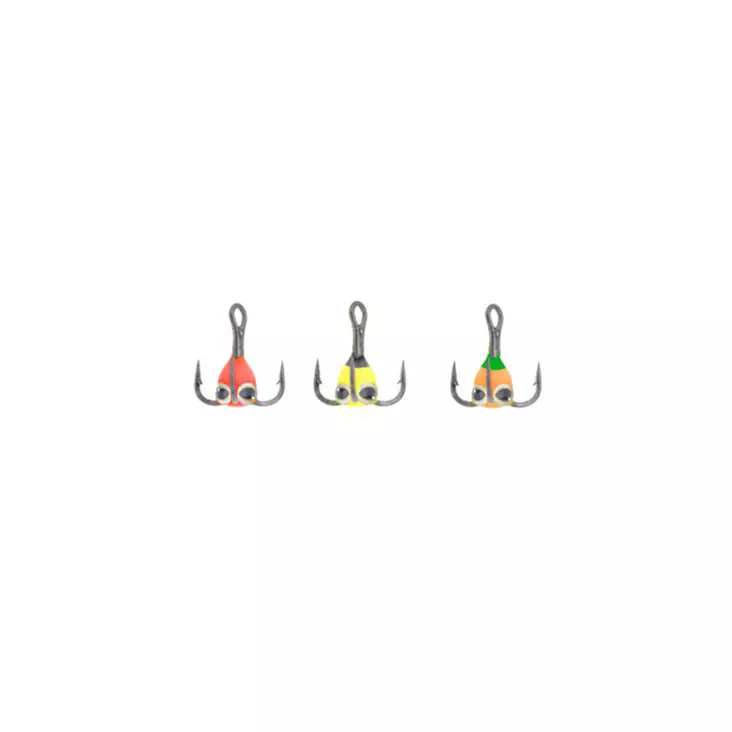 Viikari färgkrok med 3D-öga #10 3 st - Pimpellina och Pilk tillbehör - 6420071092690 - 1