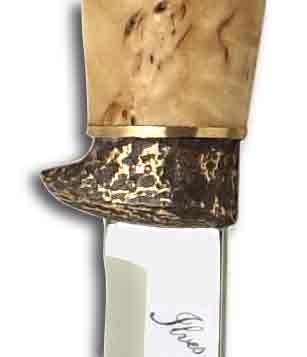 Marttiini Ilves 134 lynx fingerskydd i brons - Knivar - 6416885080541 - 2