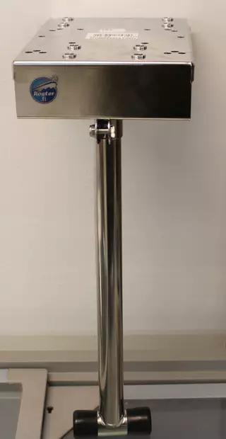 Rigg-fäste med stödben i rostfritt - Djupriggar och tillbehör - 6417512519311 - 1