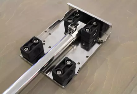 Rigg-fäste med stödben i rostfritt - Djupriggar och tillbehör - 6417512519311 - 2