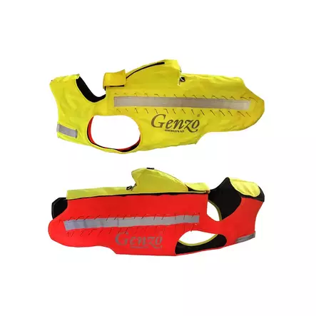 Genzo Wolf varg skyddsväst för hundar (inkl. vargspik) - Hundhalsband och selar - 7333080077161 - 1