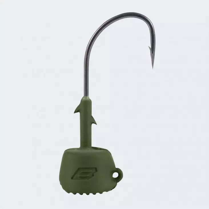 BKK Silent Chaser Draggin' Ned Green Jig Head - Jiggar - 3950001287351 - 1