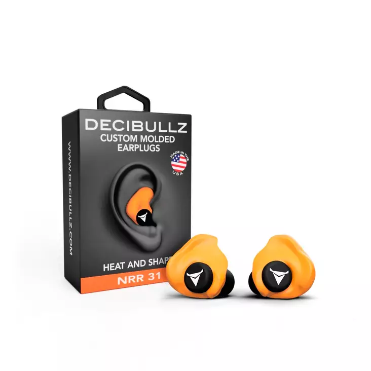 Decibullz anpassningsbara hörselskydd, orange - Hörselskydd - 850006148271 - 1