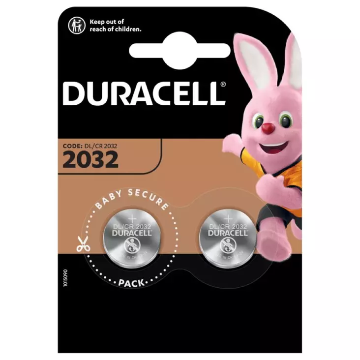 Duracell CR2032 3V Lithiumbatteri 2st - Hundpejlar tillbehör - 5000394203921 - 1