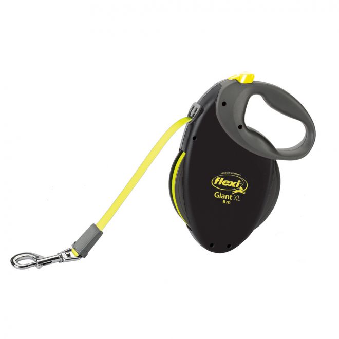 Flexi Giant XL 8m svart neon - Hundkoppel - 4000498002551 - 2