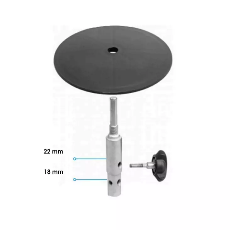 Batteriborrmaskins adapter för isborr med säkerhetsplatta - Isborrar - 4660062034571 - 1