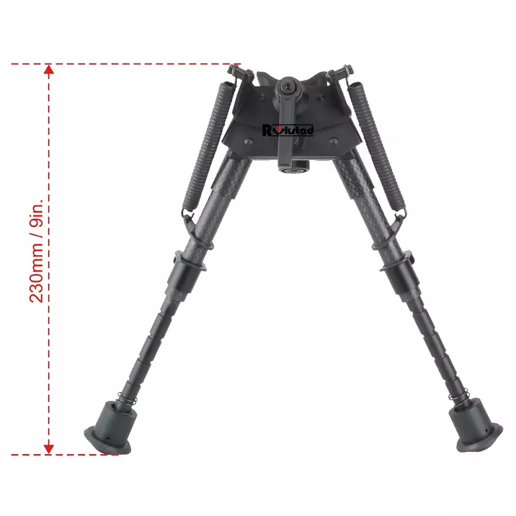 Rokstad Carbon Fiber Bipod Skjutstöd 6-9" - Skjutstöd och tavlor - 0700381148031 - 1