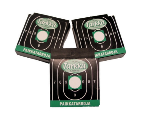 Tarkka Täcklappar 16mm flera olika färger - Skjutstöd och tavlor - 3950001241421 - 1