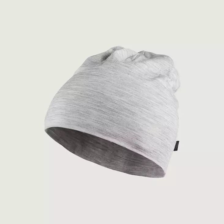 Lundhags Gimmer Merino Lt Beanie Light Grey -merinoulls mössa - Hattar, mössor och kepsar - 7318731841001 - 1