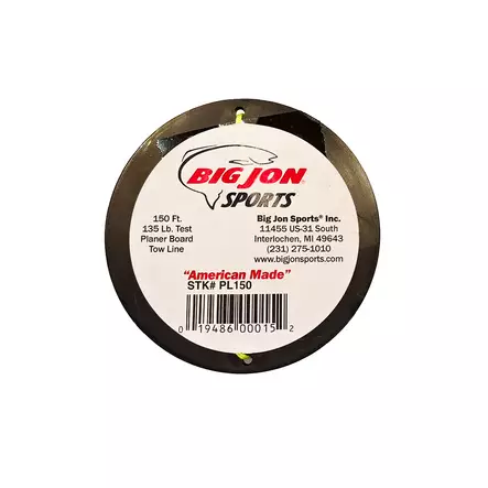 Big Jon 150ft 135lb Paravan-lina - Paravaner och tillbehör - 019486000152 - 1