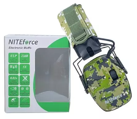 NITEforce SubSonic Digital Camo elektroniska hörselskydd - Hörselskydd - 6430061582032 - 2