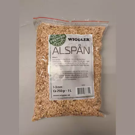 Wiggler rökspån av al 250g - Fiskarens arbetsredskap och tillbehör - 7340010388822 - 1