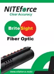 NITEforce BriteSight-Fibersikte - Småtillbehör vapen - 6430061581332 - 2