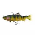 Fox Rage Replicant Jointed Trout Shallow 14cm 40g UV Stickleback - Jiggar - 5056212134552 - 1