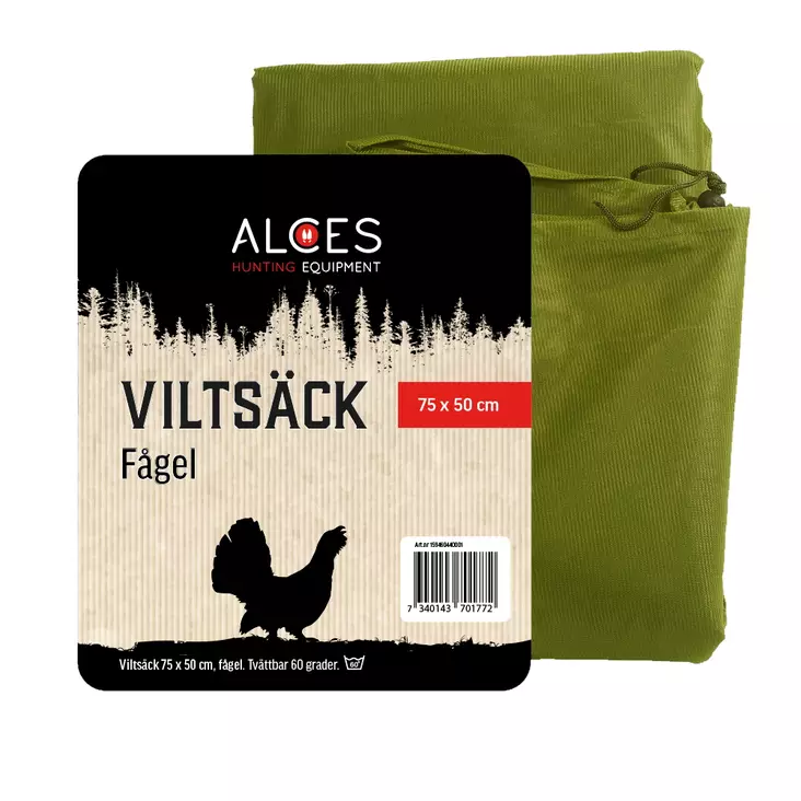 Alces Viltsäck Hare/Fågel 75x50cm - Kötthantering och förvaring - 7340143701772 - 1