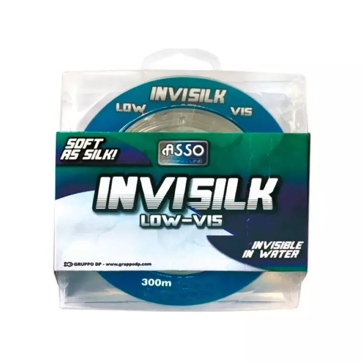 Asso Invisilk Clear 300m monofil lina - Monofil linor - 8050880014002 - 1