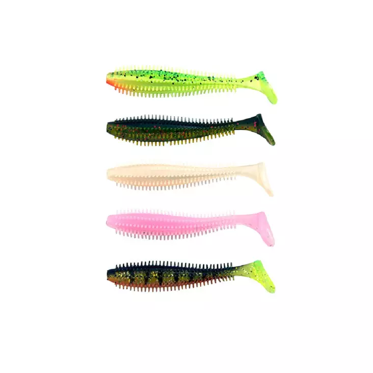 Fox Rage UV Spikey 12cm 5st färg sortiment -jiggar - Jiggar - 5056212123292 - 1