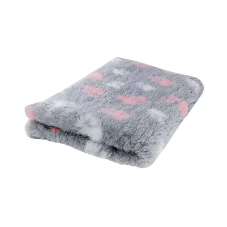 Foxy Fur Foxy liggunderlag Grå/Rosa - Hundgårdar och bäddar - 6438411017432 - 1