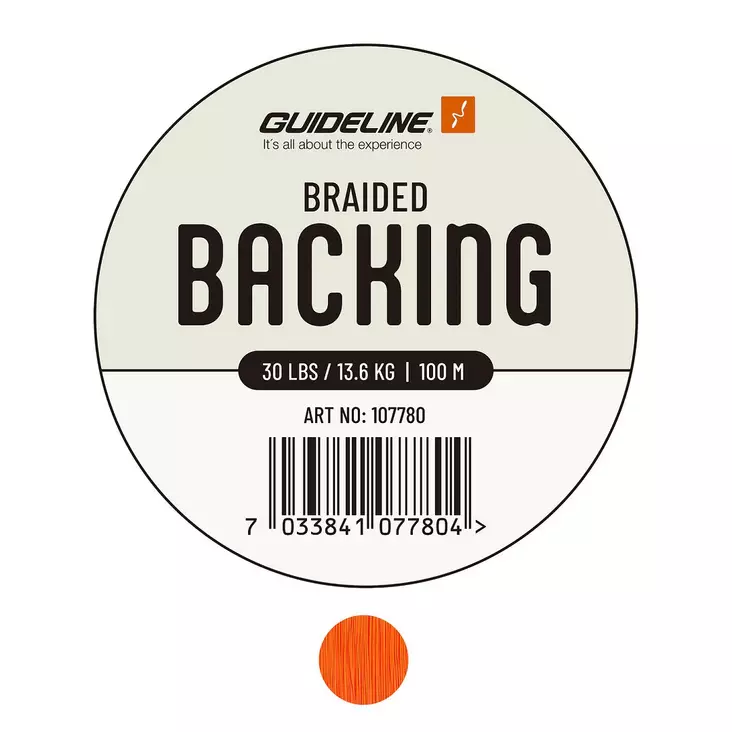 Guideline Braided Backing 30lbs orange backing lina - Fluglinor och tafsar - 7033841077842 - 1