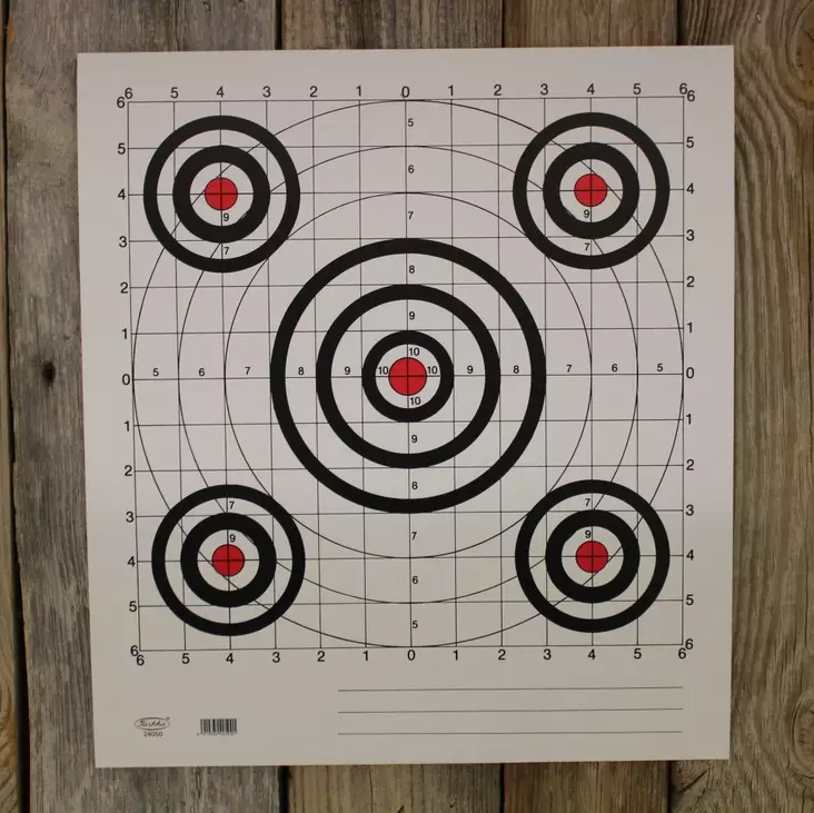 Inskjutningstavla 30,5 x 40 cm - Skjutstöd och tavlor - 3950001241322 - 1