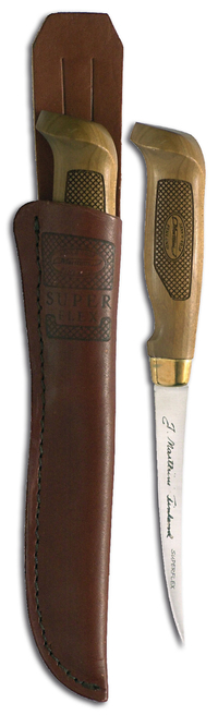 Marttiini File'kniv Classic Superflex 4" med läderslida - Knivar - 6416885366362 - 1