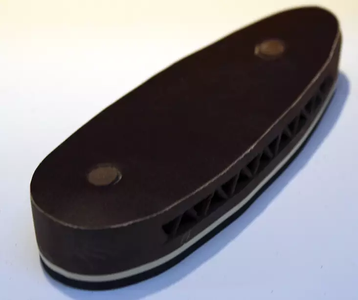 Bakkappa KC Leather Brun 22mm - Övriga kolvdelar och bakkappor - 3950000130702 - 1