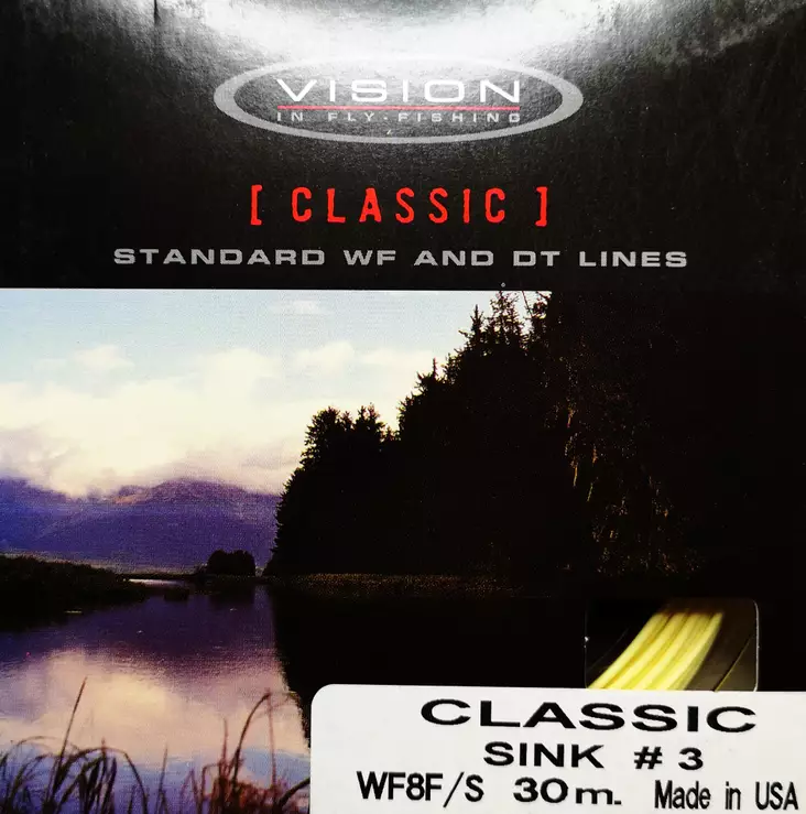 Vision Classic WF8F/S - 30m sjunkande - Flugfiske utrustning - 043372646582 - 1