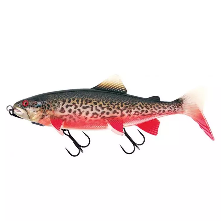 Fox Rage Realistic Replicant Trout 18cm Shallow Supernatural Tiger Trout - Jiggar - 5056212129232 - 1