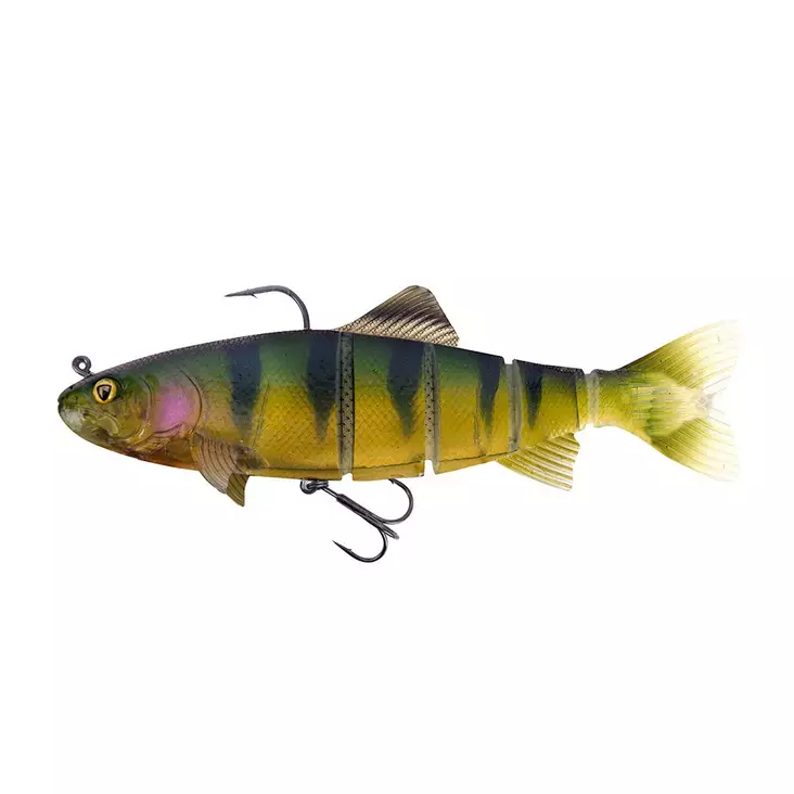 Fox Rage Replicant Jointed Trout Shallow 14cm 40g UV Stickleback - Jiggar - 5056212134552 - 1