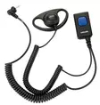 Lafayette Miniheadset 2521, monofon + öronmussla - Radiotelefons tillbehör - 7332020065213 - 1