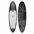 FitNord Aqua 300 SUP-brädset, NÄSI (limesvart), med aluminiumpaddel G2 - Ut på vattnet och ekolodning - KK1005513 - 1