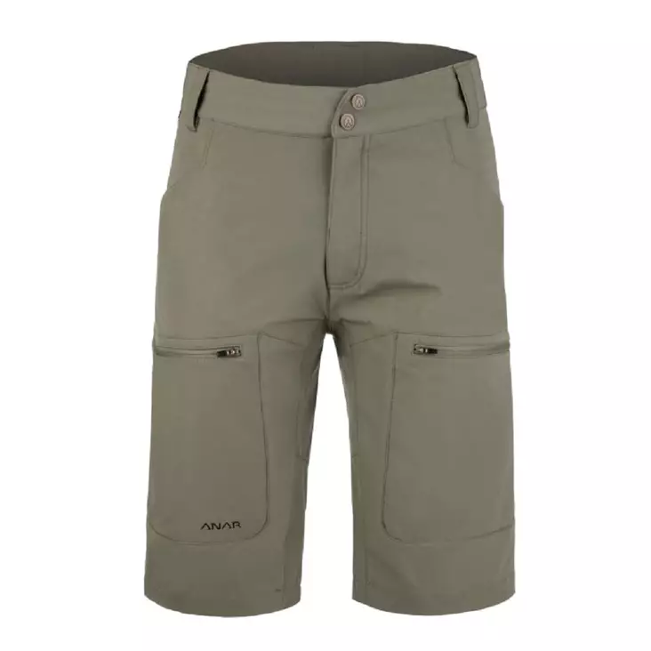 Anar Gahta Olive Shorts för män - Gröna / bruna byxor - 3950001291013 - 1