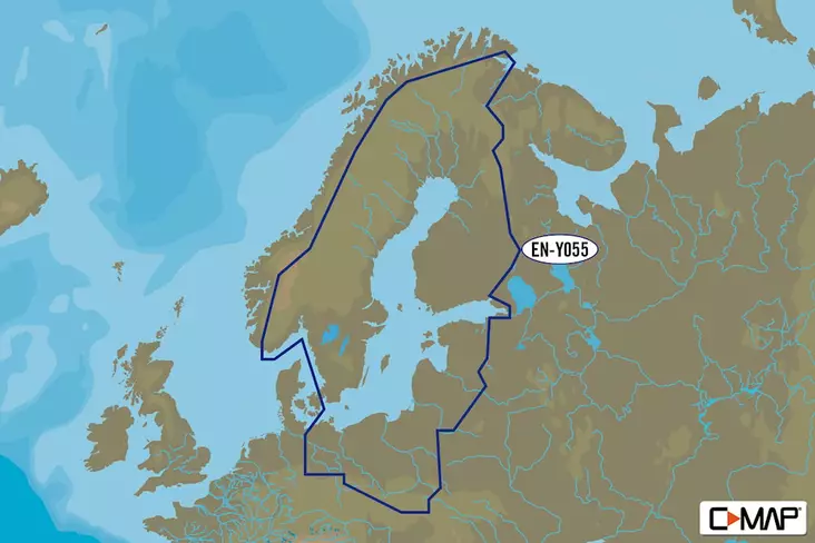 C-Map EN-Y055-MS Finlands inre vatten och havsområde - Kartkort - 9420064105533 - 1