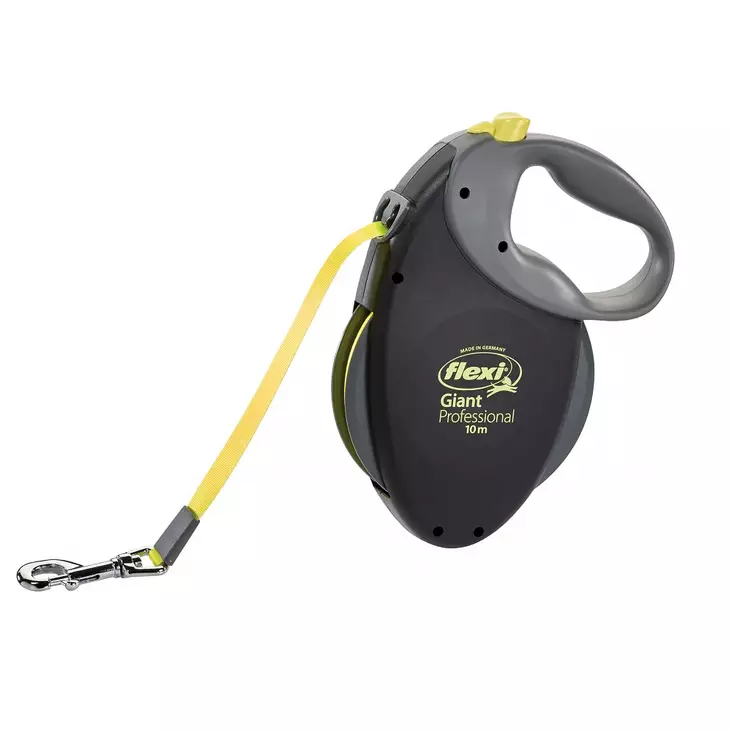 Flexi Giant L professional band 10m svart-neon - Hundkoppel - 4000498030103 - 1