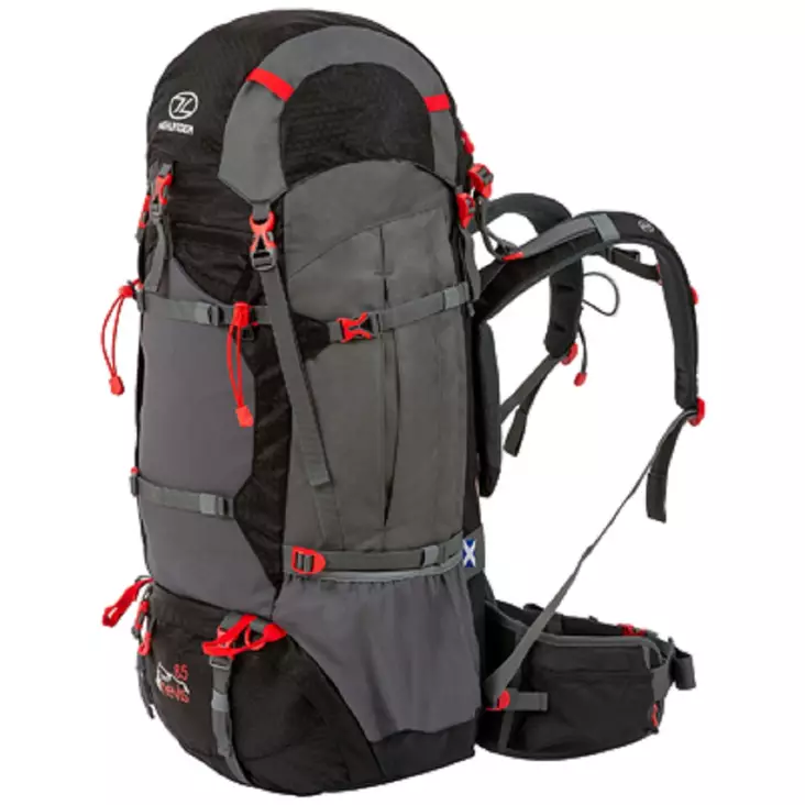 Highlander Ben Nevis, svart ryggsäck 85L - Vandrings ryggsäckar - 5034358040123 - 1