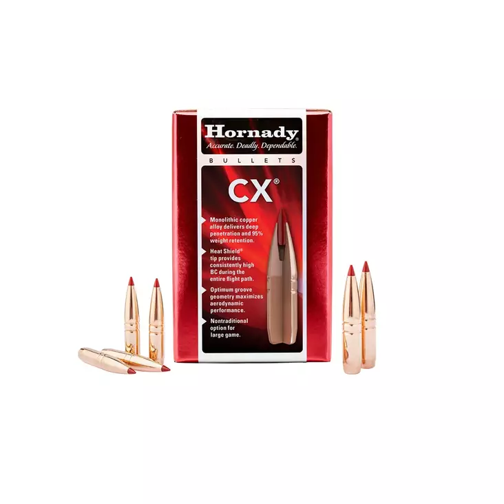 Hornady 375 CX 250gr/16,2g Kopparkula 50st - Kulor och Hagel - 090255370843 - 1