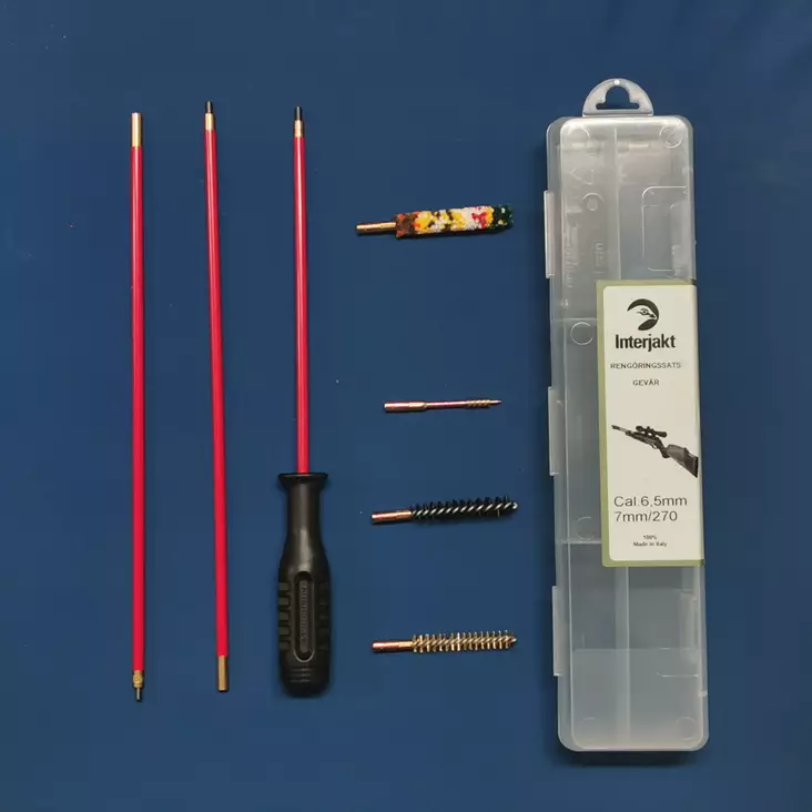 Putsserie med förvaringsask till olika kalibrar - Vapenrengöring - 3950001254193 - 3