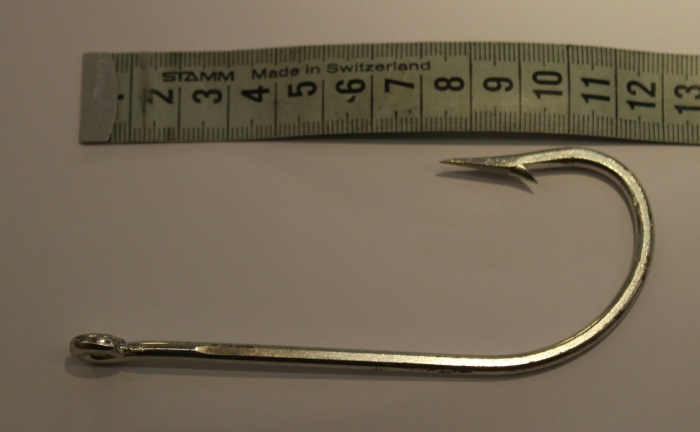 Stor enkelkrok 12 cm - Fiske krokar - 3950001240103 - 1