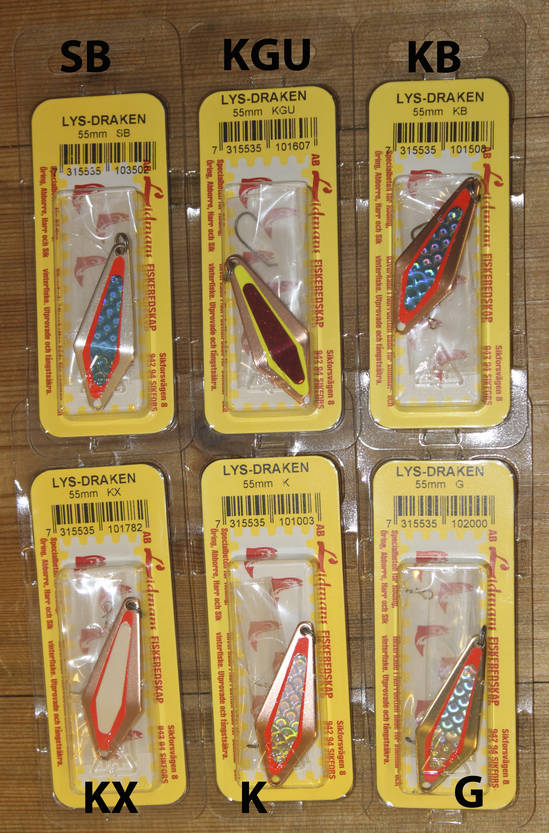 Wiggler Lys Draken 55mm Rödingblänke - Pirkar och mormyskor - 7315535101003 - 1