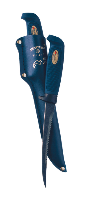 Marttiini Tandad file'kniv 7,5" med läderslida - Knivar - 6416885013983 - 1