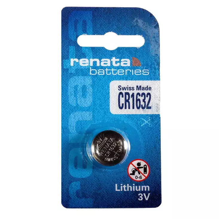 Renata litiumbatteri 3V CR1632 - Batterier och laddare - 785618119923 - 1