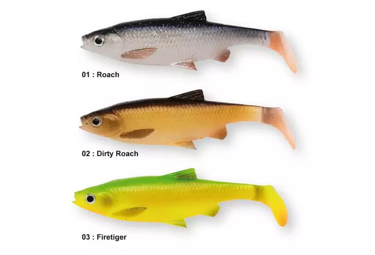 Savage Gear 3D Roach Paddle Tail 10 cm 10 g - Jiggar - 3950001251833 - 1